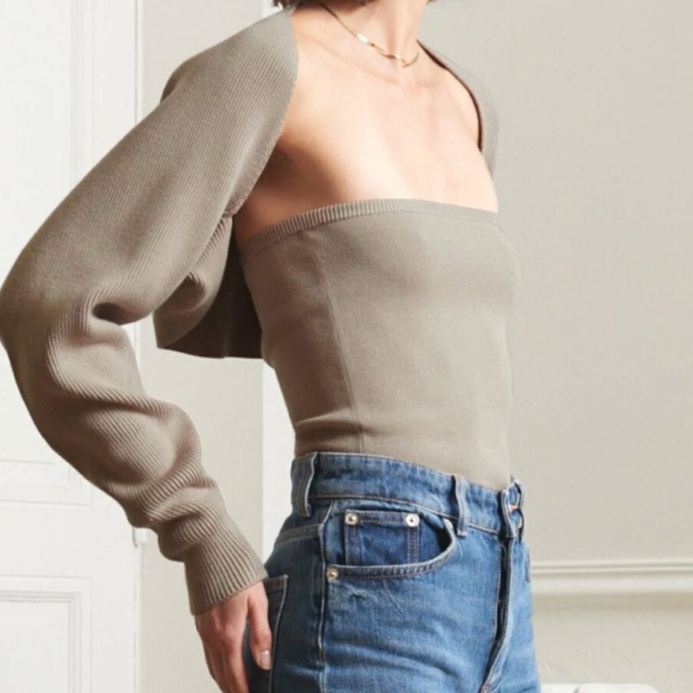 NWT Pixie Market Knit Tube Top in Pebble